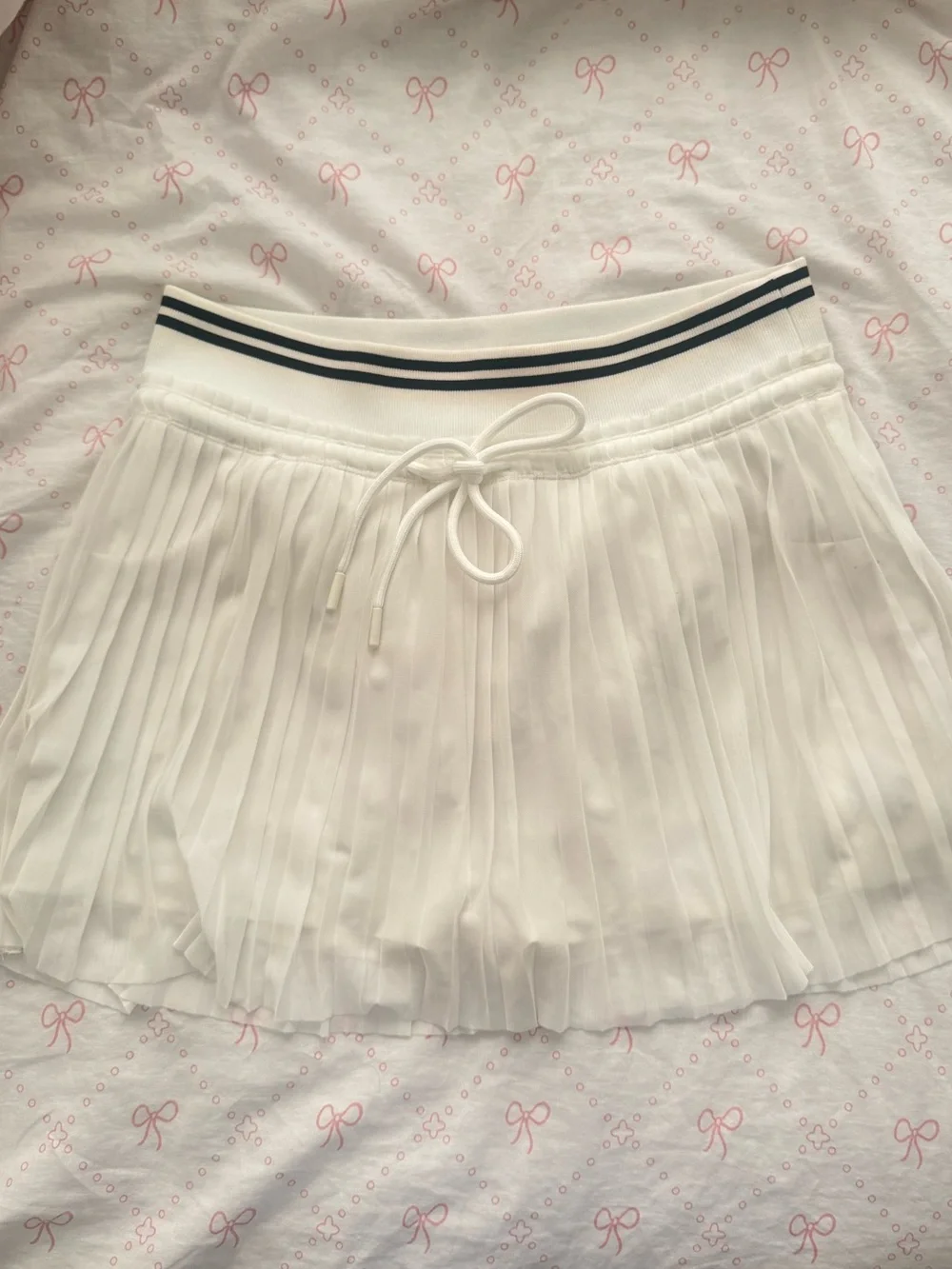 NWT Anthropologie White Pleated Tennis Skirt skort